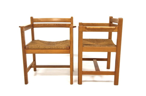 Image 1 of Set of 2 Scandinavian armchairs ""Asserbro", Børge Mogensen, Sweden, 1960
