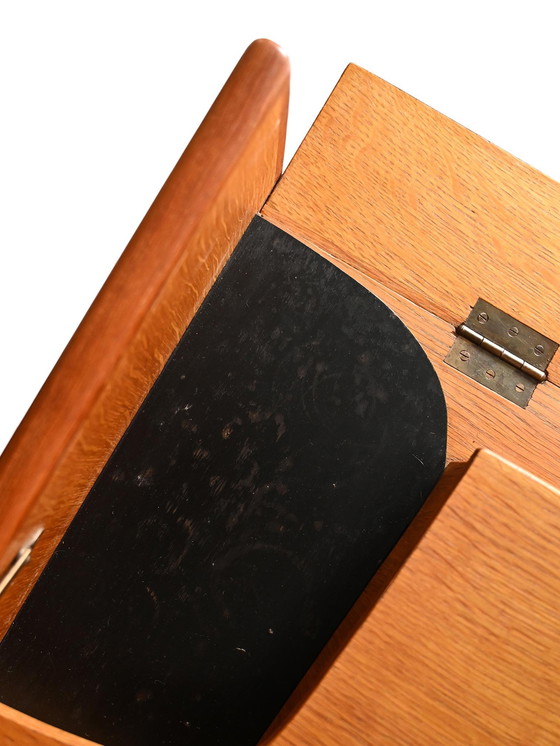 Image 1 of Scandinavian Secretaire with Hidden Mirror