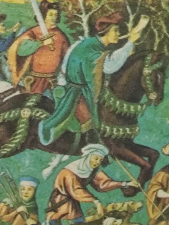 Image 1 of Vintage jachtscène