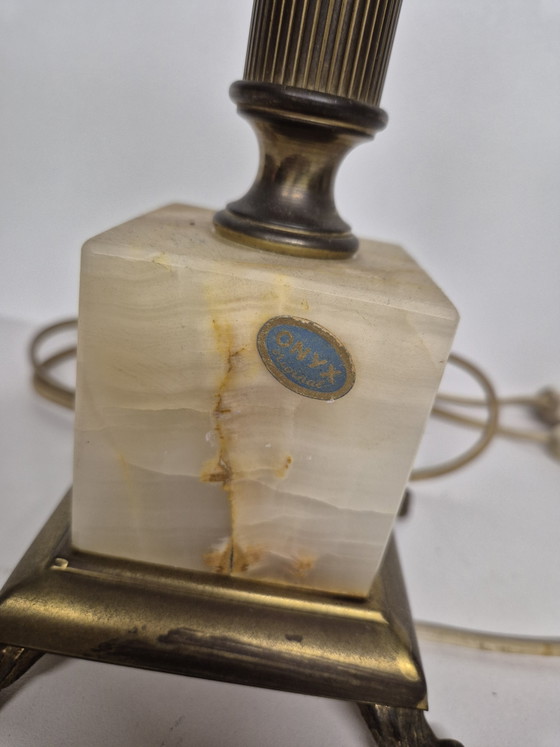 Vintage Onyx Lamp Base – Table lamps, Stone (photo 4 of 12)