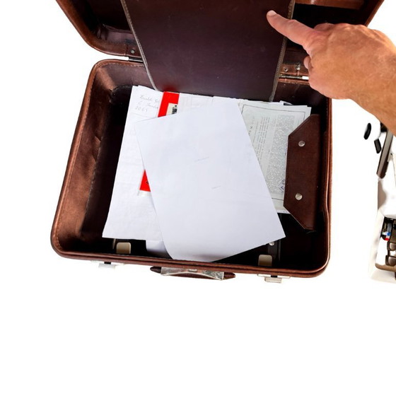 Image 1 of Łucznik 1303 typewriter – Poland, 1970s, functional, very good condition