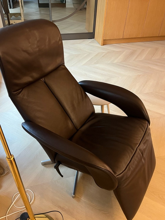 Jori Adjustable recliner chair – Leather, Metal (photo 2 of 5)