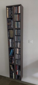 Mobiletto da parete per DVD e CD