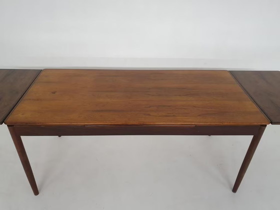 Image 1 of Extendable Dining Table – 1960s Rosewood – Seats Up to 12