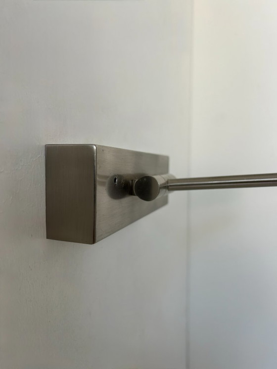 Image 1 of Coppia di applique cromate vintage regolabili, Francia, 1980