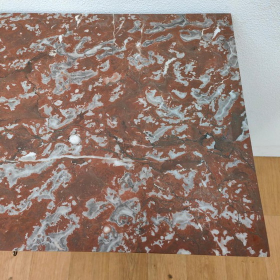 Antiek Vintage Dressoir Ladekast Commode Met Marmer Blad – Marble (photo 11 of 12)
