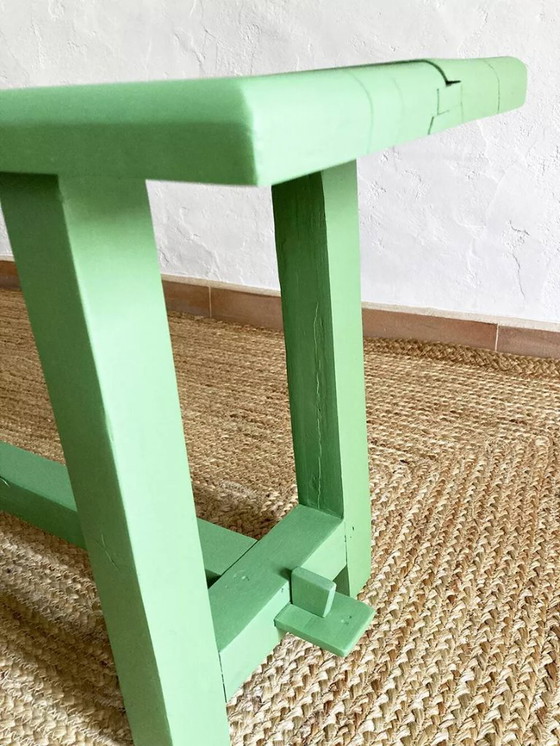 Image 1 of Antique solid wood bench