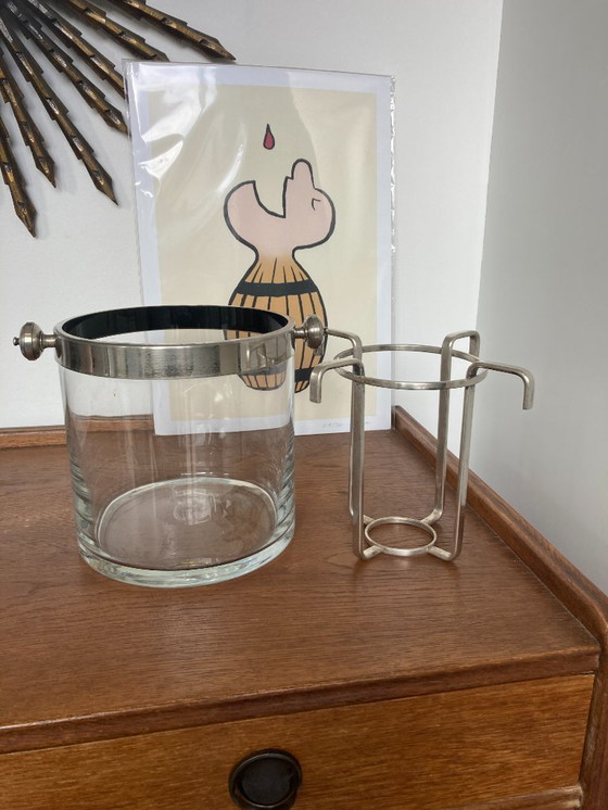 Image 1 of Secchiello per champagne vintage "Fleuron".