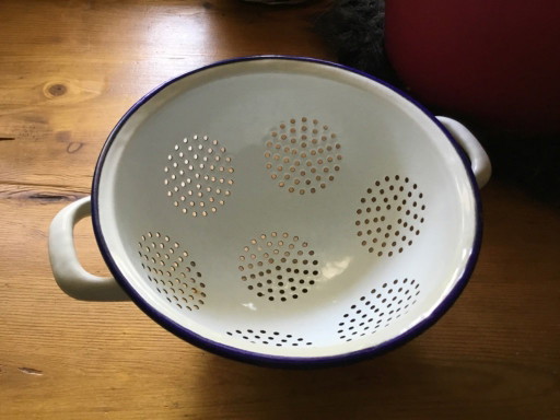 Passoire émaillée vintage, en bon état – keukenaccessoires, Other