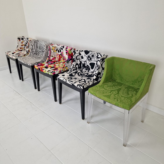 Image 1 of Chaise 'Mademoiselle' de Kartell en tissu Missoni par Philippe Starck Italie