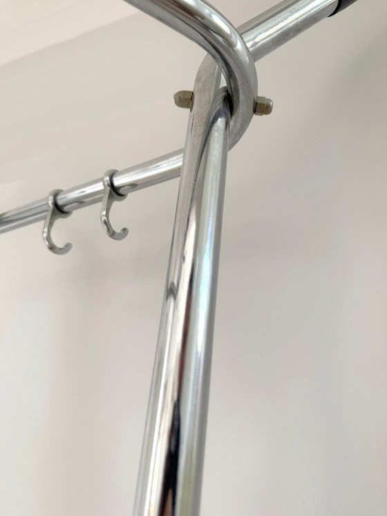 Image 1 of Vintage coat rack attributed to Tubax - Belgium, 1950-60s