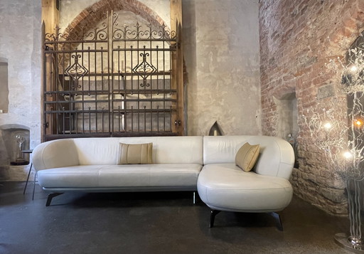 Leolux Flint corner sofa Ceras leather