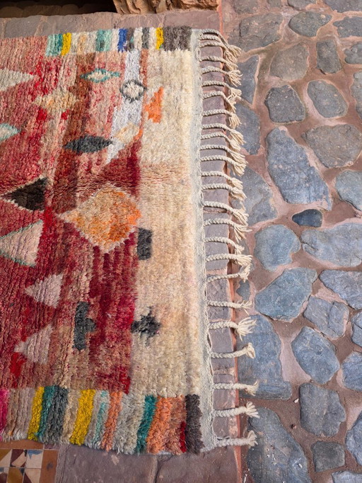 Abstract Moroccan Boujaad rug 280 x 175 cm 