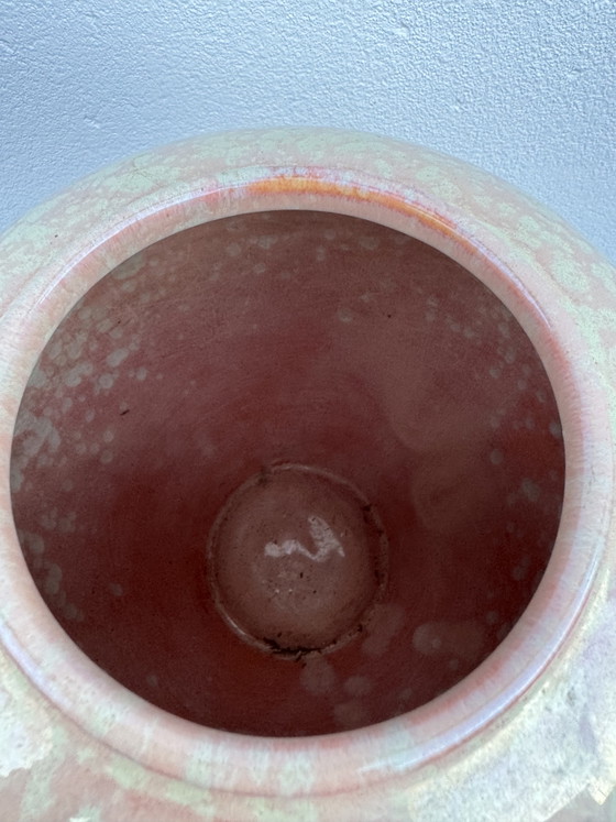 Jarrón Esfera de Loza de Charolles Iridiscente Años 80 – Jarrones, Ceramic (photo 4 of 10)