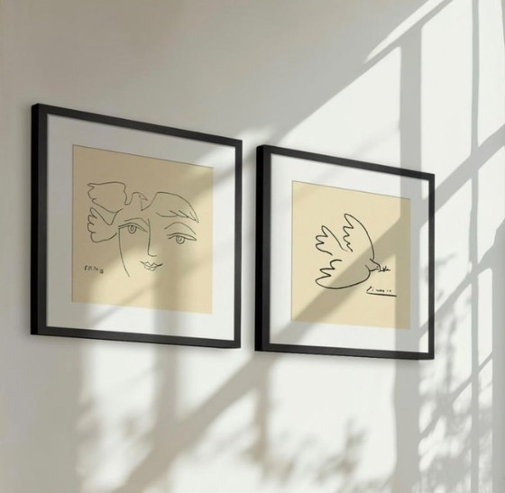 Image 1 of Pablo Picasso: "The Face of Peace XI, 1950." Dated in the plate.