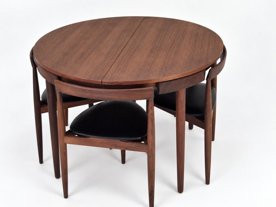 Salles à manger complètes Roundette en teck extensible par Hans Olsen pour Frem Røjle, Danemark années 1960 (photo 18 of 37)