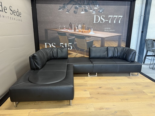 Sofá esquinero De Sede 165 de cuero negro, 210x300 – hoekbanken, Leather (photo 2 of 11)