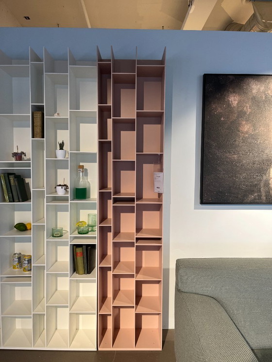Image 1 of Librería 3C aleatoria de MDF Italia rosa polvo
