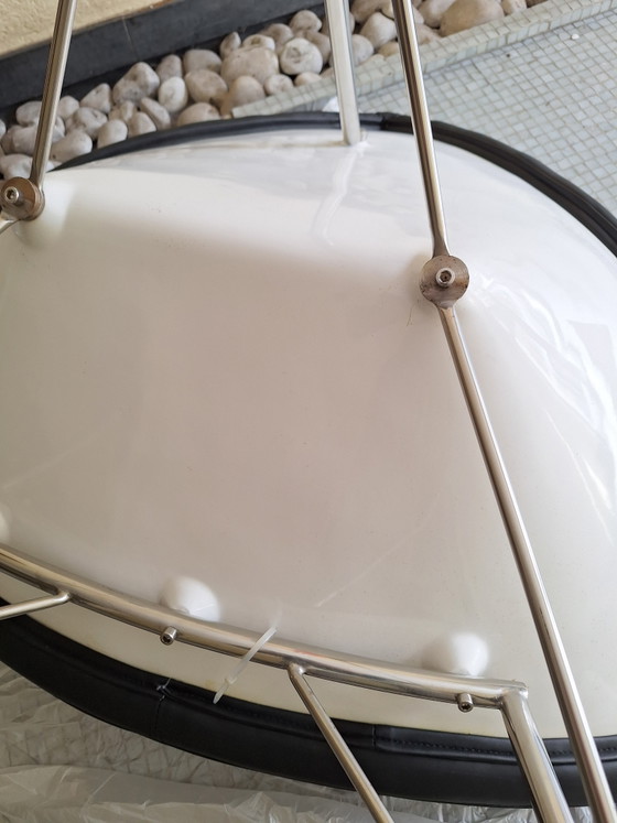 Fauteuil in de Vitra Coconut-stijl – Leather, Metal (photo 11 of 15)