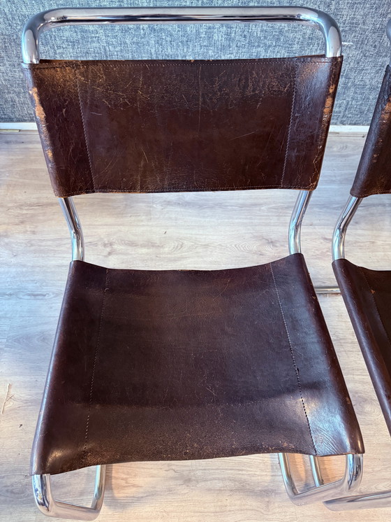 Image 1 of 3 Vintage Mart Stam S 33 Cantilever Chairs for Thonet