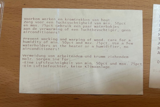 Image 1 of Table de salle à manger Bert Plantagie Modèle Blend-Fenix ​​- 200 x 100 x 77 cm