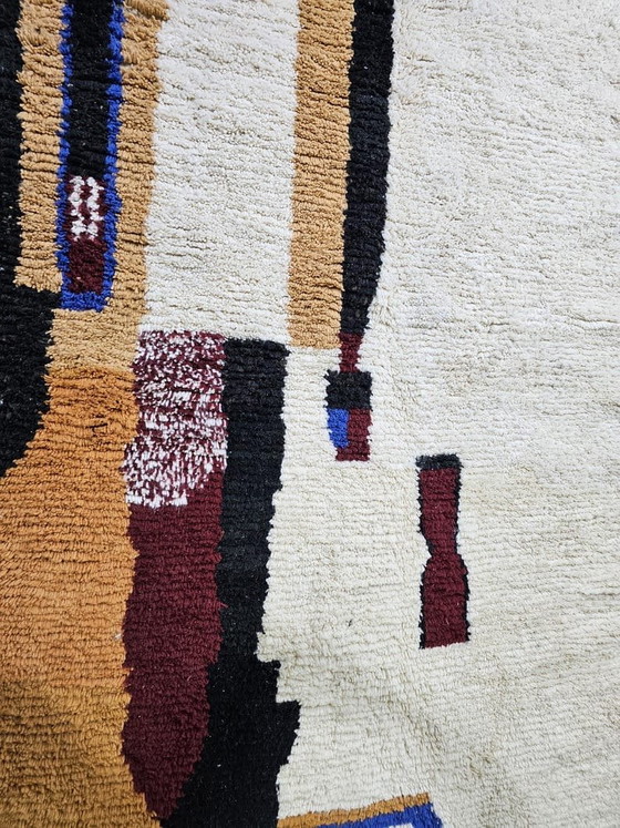 Alfombra tradicional tejida a mano de lana natural, tamaño 2/3 m. – Aime Té, Wool (photo 5 of 9)