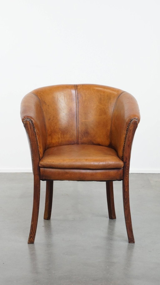 Chaise de baignoire/chaise d'appoint en peau de mouton