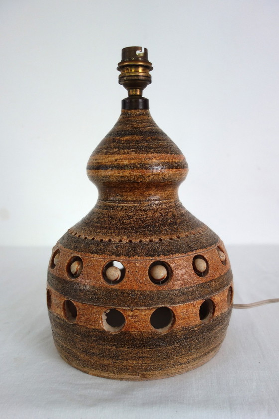 Image 1 of Georges Pelletier Keramische Lampvoet, 1960