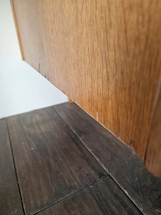 Vintage oak Desk - Eeka Meubelen - 50s/60s – Mid-Century Modern – Wood, Mid Century Modern (photo 22 of 23)