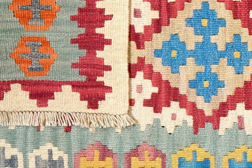 Hand-woven kilim gashgai 281 x 80 cm