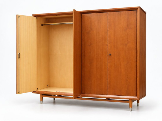 Armadio Vintage Mid-Century – Grande Armadio in Teak Anni '50/'60 – Wood (photo 4 of 6)