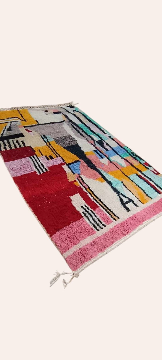 Image 1 of Berber carpet rug new wool moroccan Carpet - 274 x 150 cm 300 x 200 m Type B21.3