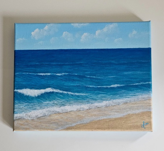 Image 1 of Originales, handgefertigtes Acrylgemälde Meer
