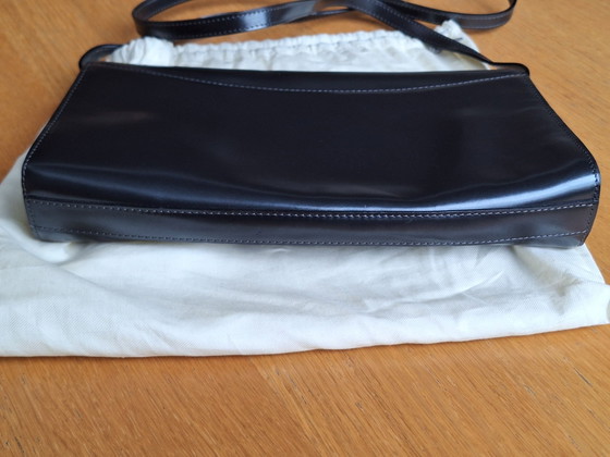 Vintage Bally Leather Shoulder Bag / Clutch, 90s, Incl. dustbag, Crossbody bags, Calfskin, Black (photo 9 of 14)