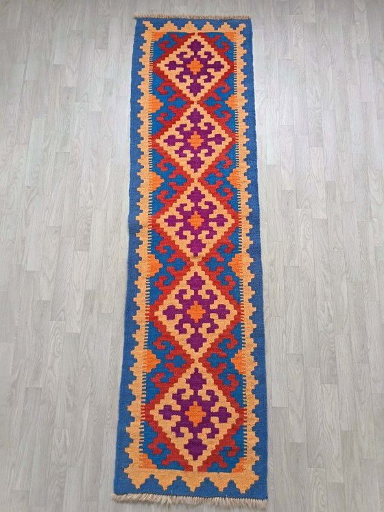 Image 1 of Handmade Persian Gashqai Hallway Kilim