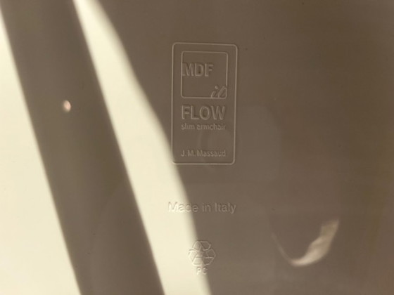 Image 1 of 4x MDF Italia Flow Slim Sessel, Designer JM Massaud