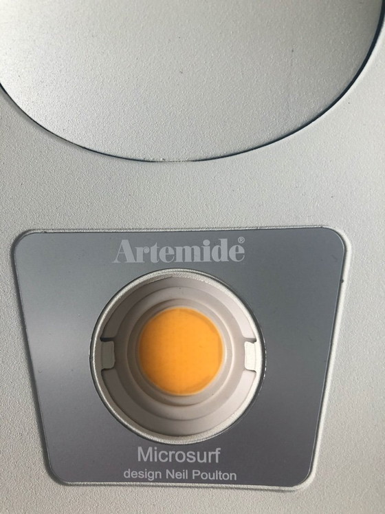 Image 1 of Lampada da parete Artemide Microsurf bianca