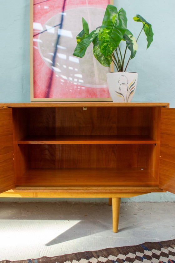 Image 1 of Vintage sideboard, chest of drawers, lowboard, teak, walnut, Danish Mid Century