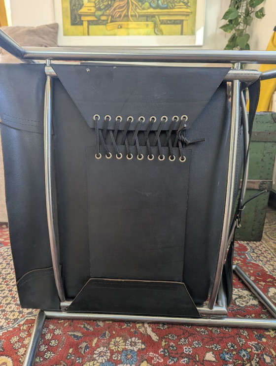 Image 1 of Poltrona lounge vintage Mid-Century Modern SZ02 – Martin Visser - Cromo e cuoio