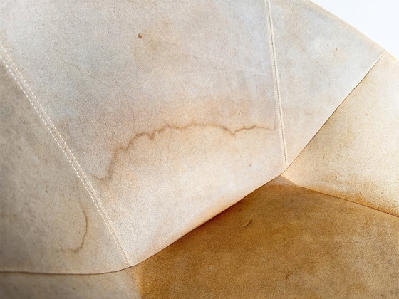 Image 1 of Set van 2 originele midcentury fauteuils Lusch & Co Baloon Chair suède