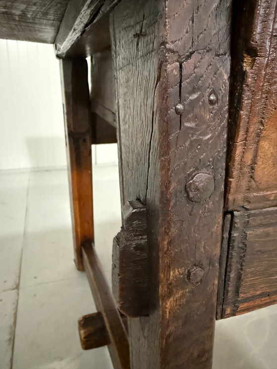 Image 1 of Brutalist antique Spanish coffee table 1880