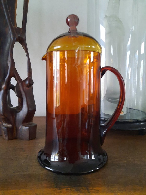 Carafe en Verre Vintage avec Couvercle - Per Lütken pour Holmegaard – Verres et carafes, Glass (photo 4 of 5)