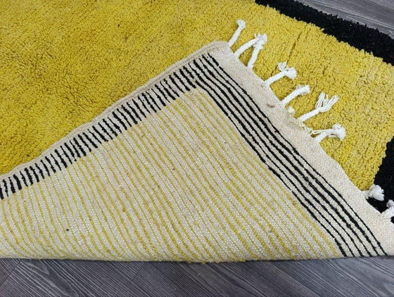 Authentiek Marokkaans Beni Ouraine tapijt, traditioneel geel, 2/3 m – Aime Té, Vloerkleden en tapijten, Wool (photo 3 of 10)