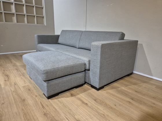 Image 1 of BW - Complete seating area - 3 seater Sofa - Armchair - Hocker-ZGANs