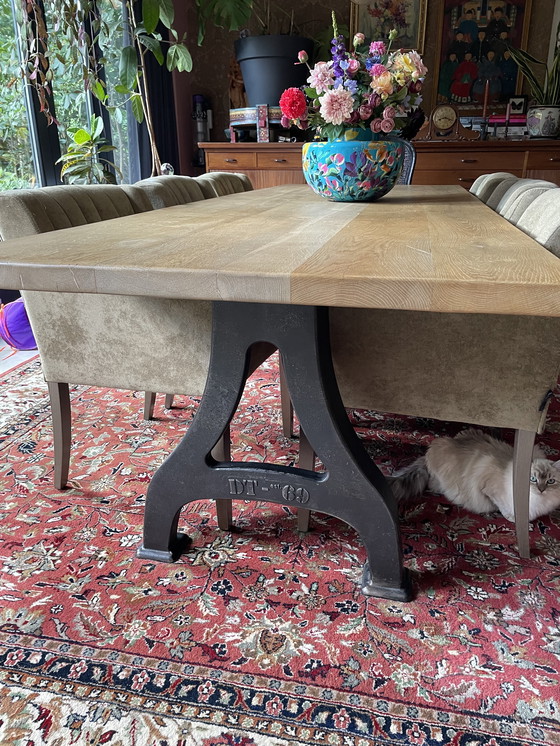 Image 1 of Solid oak table DT-69 size 275 cm