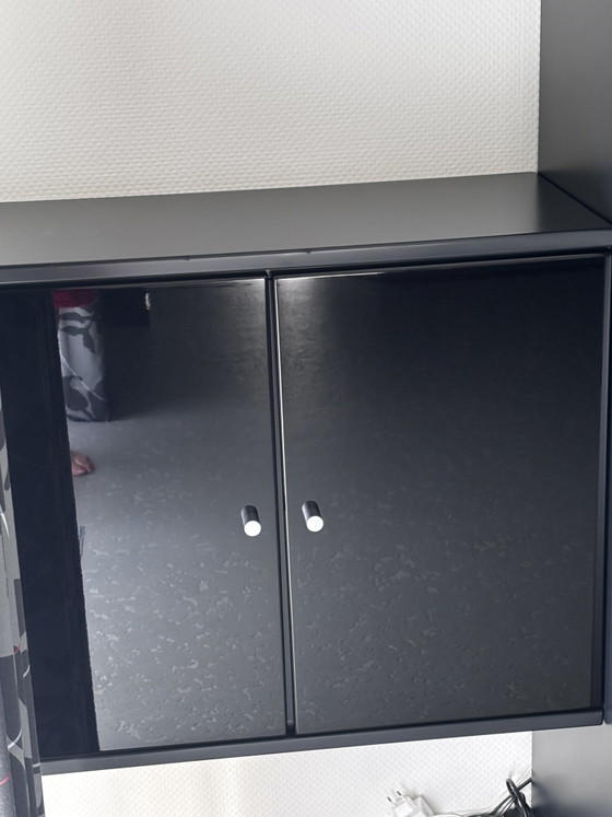 Rolf Benz Design Wandmeubel Hoogglans Zwart - – Wandkast, Other (photo 3 of 10)