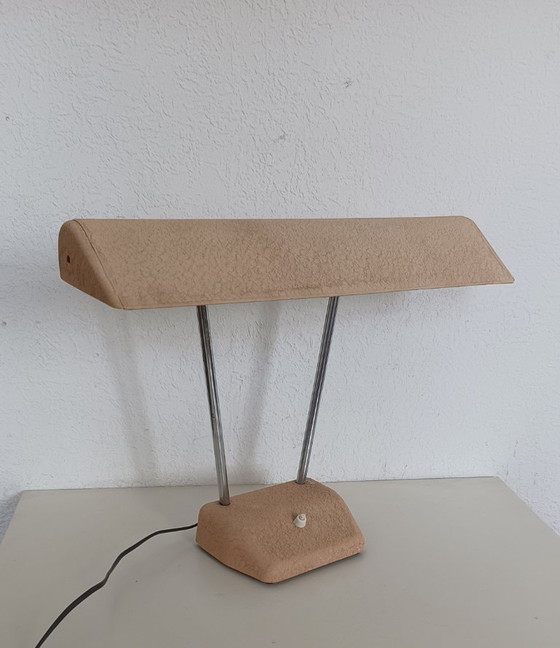 Image 1 of Lampada da notaio anni Cinquanta con lacca termoretraibile