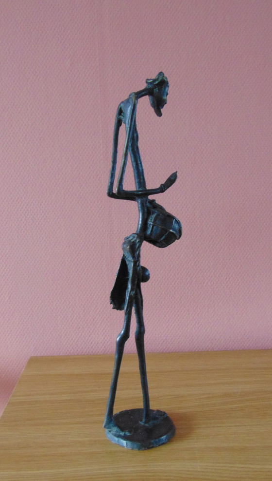 Image 1 of Statua di bronzo africana