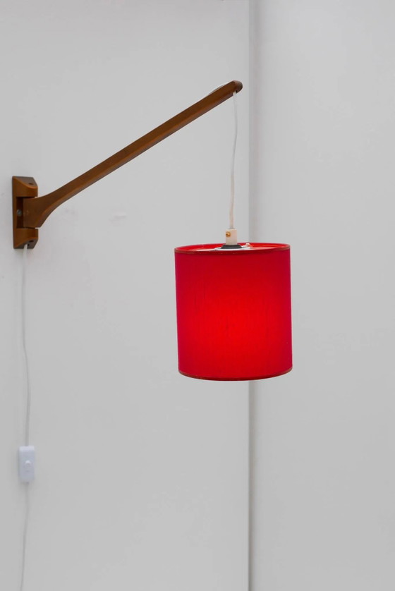 Scandinavian Mid-Century modern Wall lamp/swing teak lamp – Wall lights (photo 8 of 11)