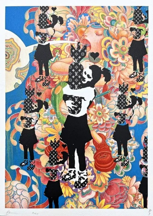 Death Nyc - Banksy Bomb Love Girls - Edizione limitata con certificato